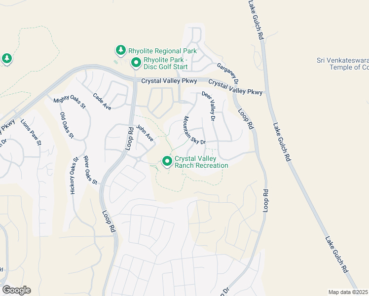 map of restaurants, bars, coffee shops, grocery stores, and more near 2456 Northview Place in Castle Rock