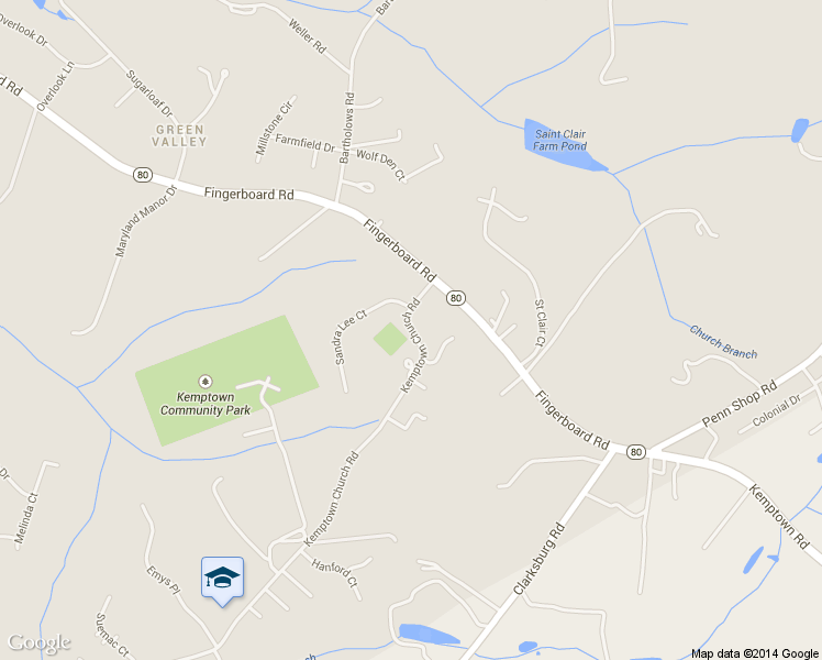 map of restaurants, bars, coffee shops, grocery stores, and more near 3735 Kemptown Church Road in Monrovia