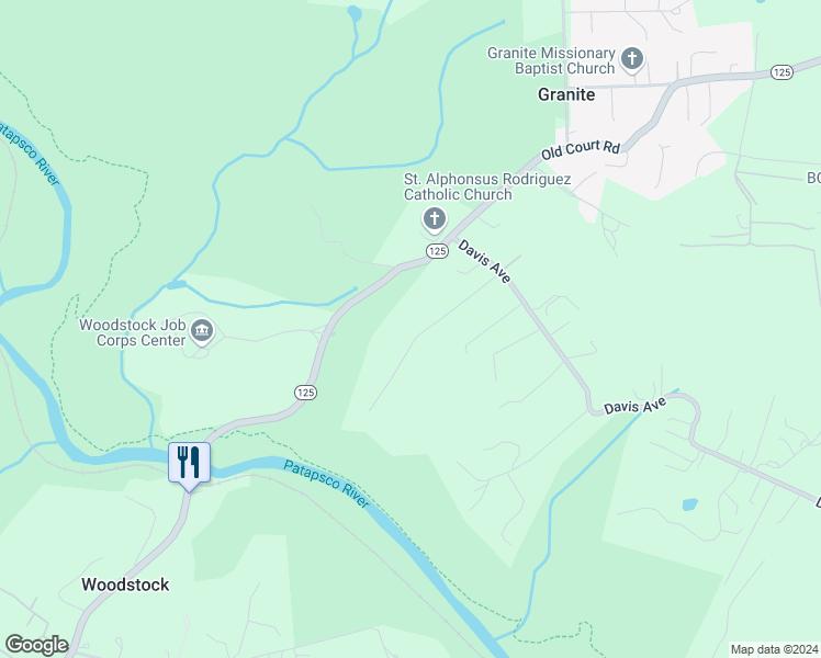 map of restaurants, bars, coffee shops, grocery stores, and more near 10832 Summit Avenue in Woodstock