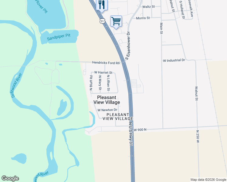 map of restaurants, bars, coffee shops, grocery stores, and more near 4405 West Nerna Street in Edinburgh
