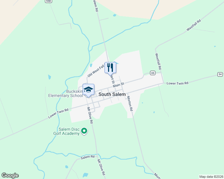 map of restaurants, bars, coffee shops, grocery stores, and more near in South Salem