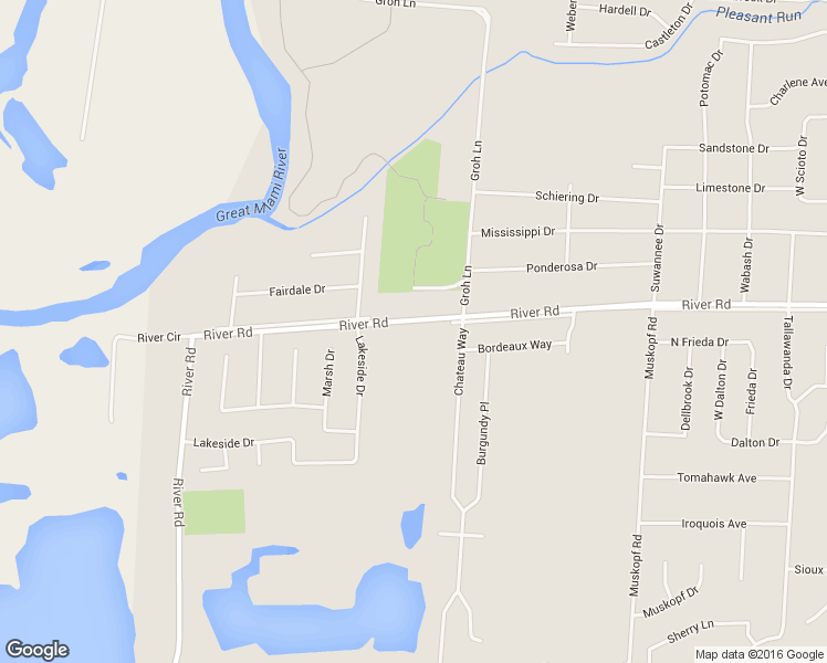 map of restaurants, bars, coffee shops, grocery stores, and more near 5731 River Rd in Fairfield