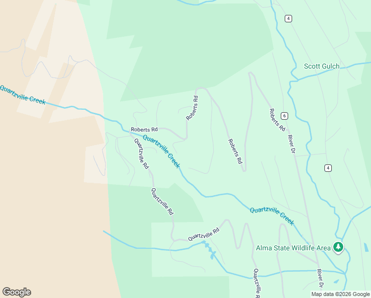 map of restaurants, bars, coffee shops, grocery stores, and more near 22 Ron's Road in Alma