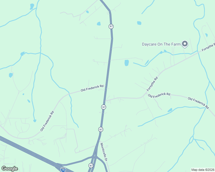 map of restaurants, bars, coffee shops, grocery stores, and more near 1199 Hoods Mill Road in Cooksville