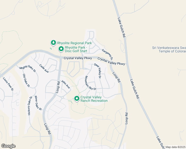 map of restaurants, bars, coffee shops, grocery stores, and more near 3809 Heatherglenn Lane in Castle Rock