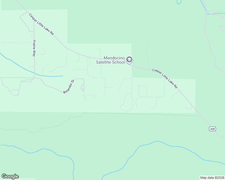 map of restaurants, bars, coffee shops, grocery stores, and more near 42451 Caspar Little Lake Road in Mendocino