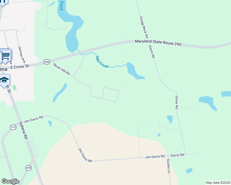 map of restaurants, bars, coffee shops, grocery stores, and more near 31777 Olivet Circle in Galena