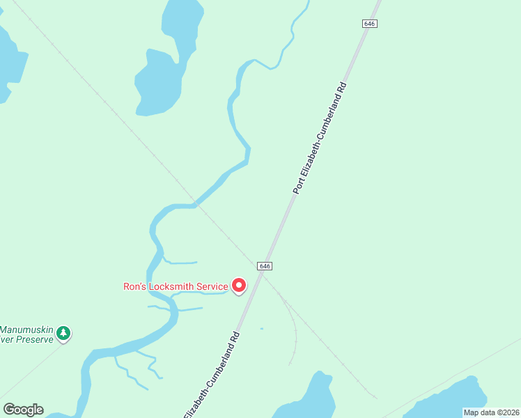 map of restaurants, bars, coffee shops, grocery stores, and more near 468 Port Elizabeth-Cumberland Road in Millville