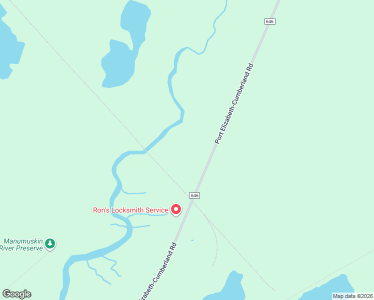 map of restaurants, bars, coffee shops, grocery stores, and more near 468 Port Elizabeth-Cumberland Road in Millville