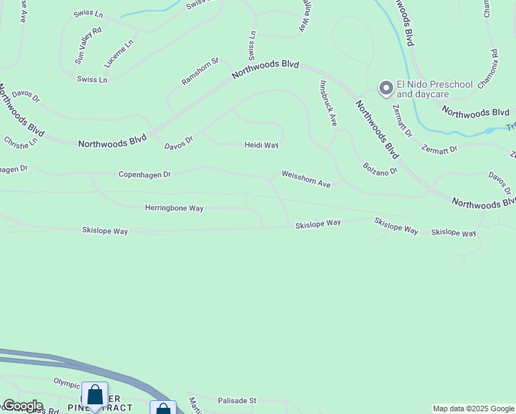 map of restaurants, bars, coffee shops, grocery stores, and more near 13792 Herringbone Way in Truckee