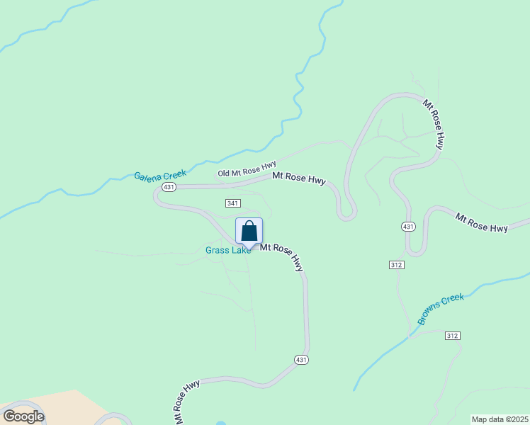 map of restaurants, bars, coffee shops, grocery stores, and more near 20610 Mount Rose Highway in Reno