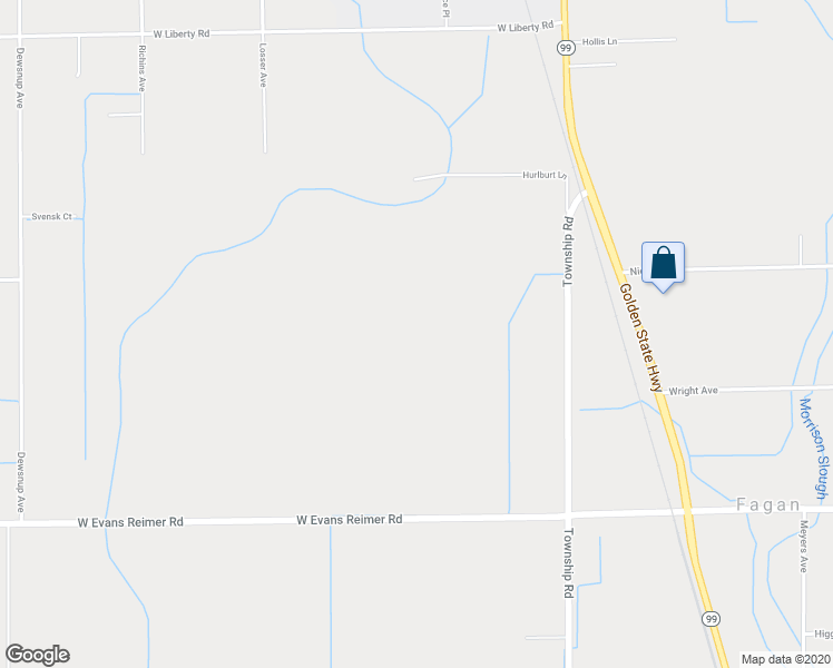 map of restaurants, bars, coffee shops, grocery stores, and more near 905 Township Road in Gridley