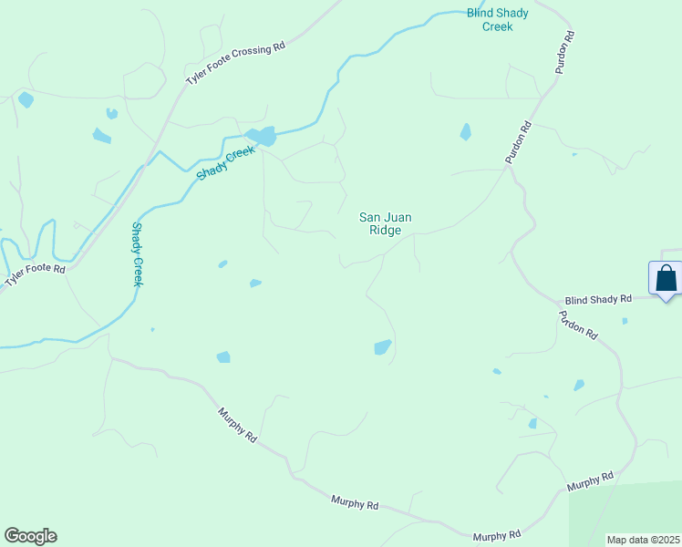 map of restaurants, bars, coffee shops, grocery stores, and more near 16205 Trails End Road in Nevada City