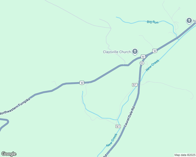 U.S. 50, New Creek WV Walk Score