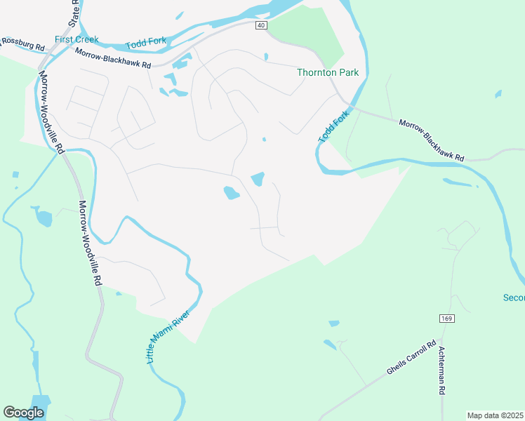 map of restaurants, bars, coffee shops, grocery stores, and more near 5054 Allens Ridge Drive in Morrow