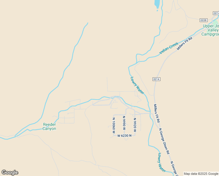 map of restaurants, bars, coffee shops, grocery stores, and more near 10090 West 6500 North in Orangeville