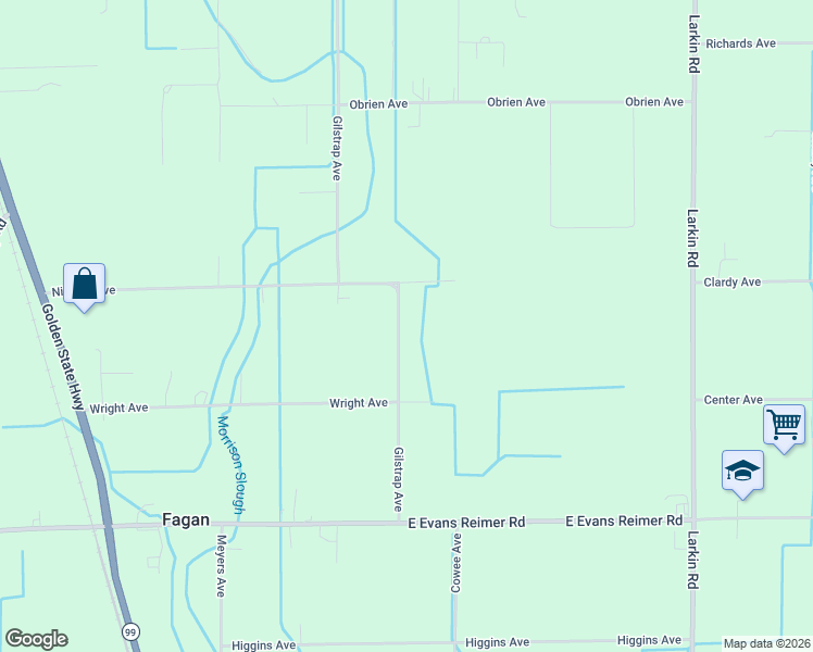 map of restaurants, bars, coffee shops, grocery stores, and more near 962 Gilstrap Avenue in Gridley