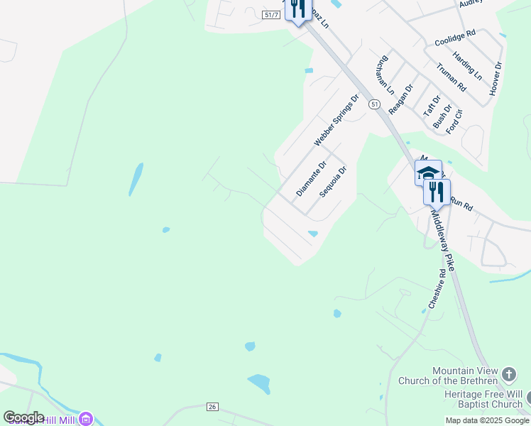 map of restaurants, bars, coffee shops, grocery stores, and more near 16 Envoy Court in Inwood