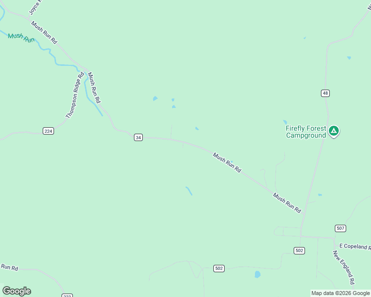 map of restaurants, bars, coffee shops, grocery stores, and more near 17777 Mush Run Road in Athens