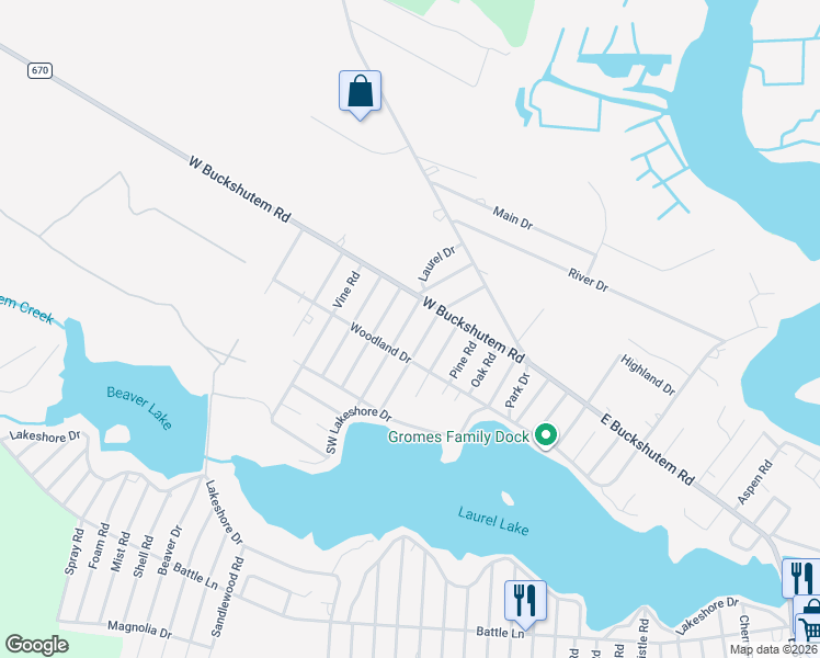 map of restaurants, bars, coffee shops, grocery stores, and more near 35 Sycamore Road in Millville