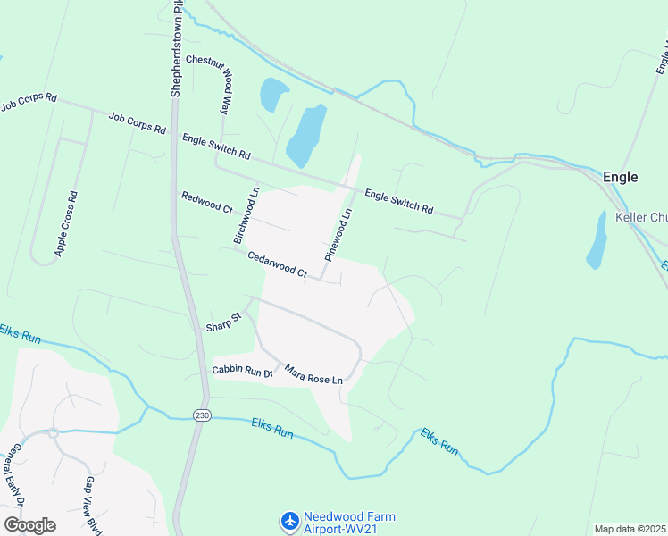 map of restaurants, bars, coffee shops, grocery stores, and more near 207 Pinewood Ln in Harpers Ferry