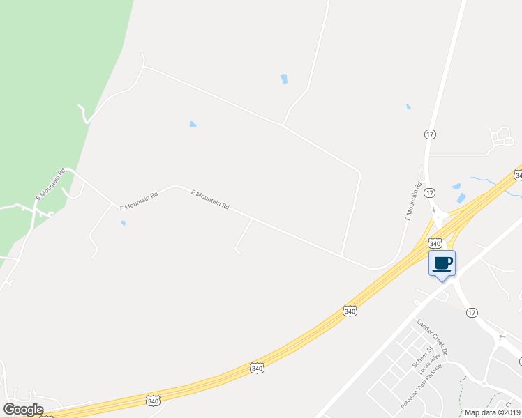 map of restaurants, bars, coffee shops, grocery stores, and more near 530 East Mountain Road in Knoxville
