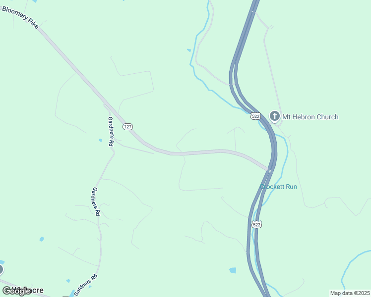 map of restaurants, bars, coffee shops, grocery stores, and more near 304 Bloomery Pike in Cross Junction