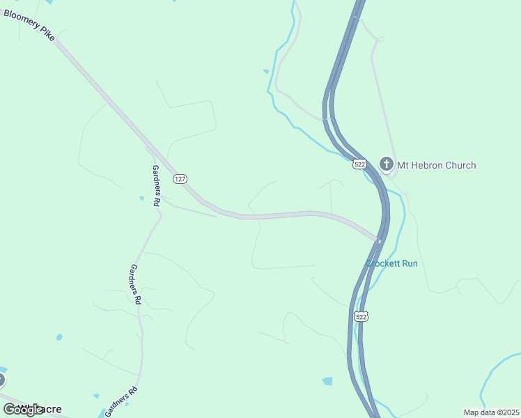 map of restaurants, bars, coffee shops, grocery stores, and more near 304 Bloomery Pike in Cross Junction