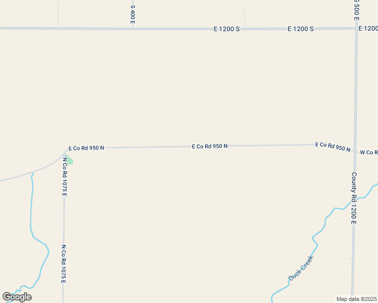 map of restaurants, bars, coffee shops, grocery stores, and more near 20635 East Co Road 950 North in Hope