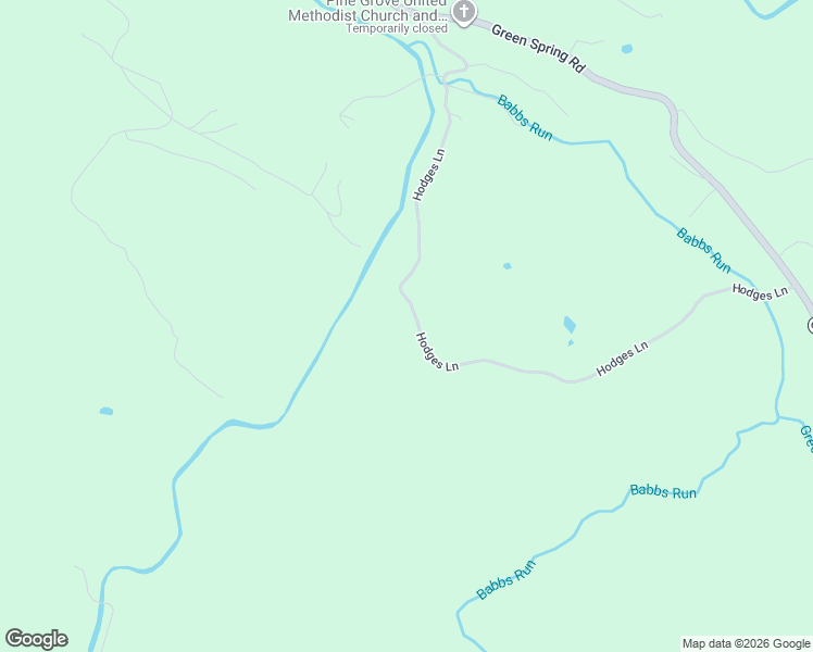 map of restaurants, bars, coffee shops, grocery stores, and more near 325 Hodges Lane in Winchester