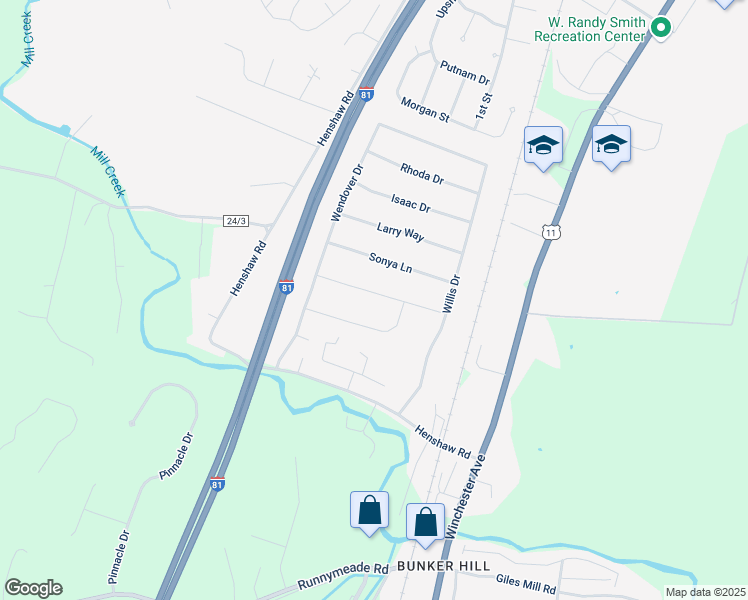 map of restaurants, bars, coffee shops, grocery stores, and more near 142 Dulcimer Drive in Inwood