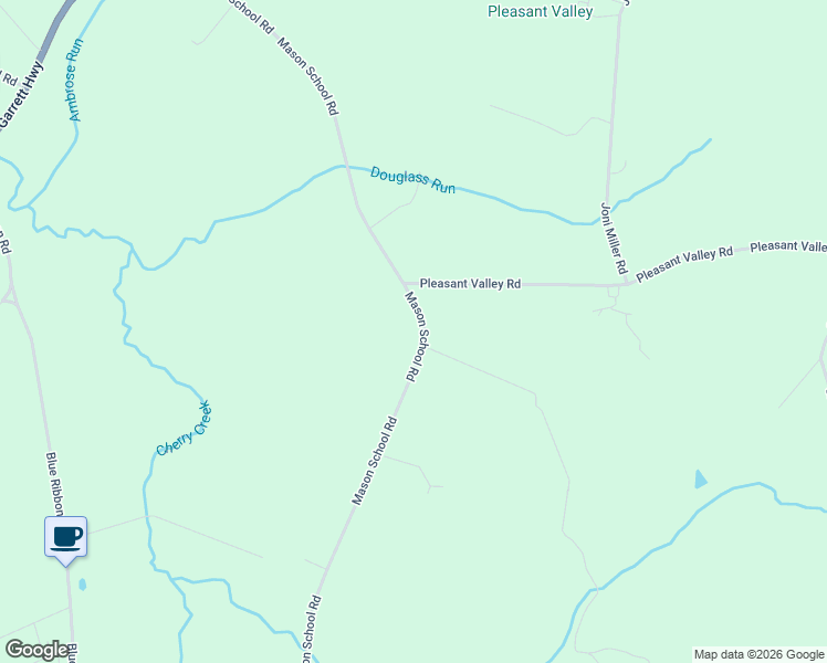 map of restaurants, bars, coffee shops, grocery stores, and more near 3449 Mason School Road in Oakland