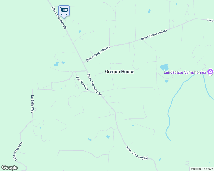 map of restaurants, bars, coffee shops, grocery stores, and more near 13183 Rices Crossing Road in Oregon House