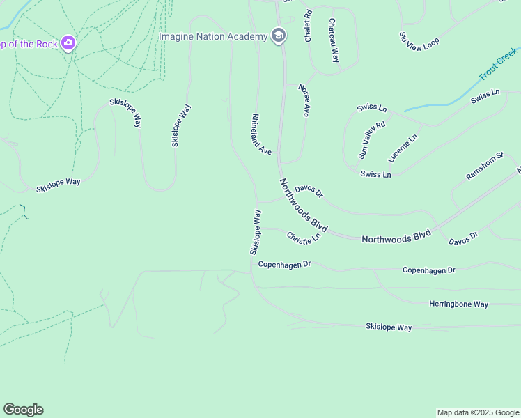 map of restaurants, bars, coffee shops, grocery stores, and more near 15086 Davos Drive in Truckee