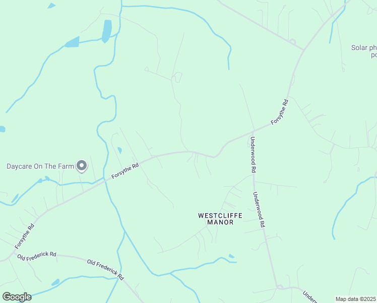 map of restaurants, bars, coffee shops, grocery stores, and more near 13850 Forsythe Road in Sykesville