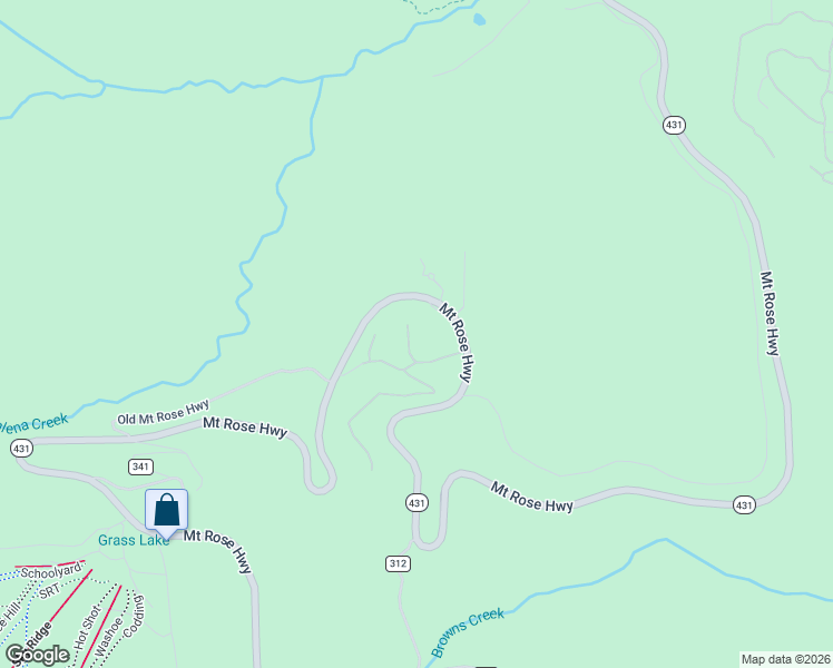 map of restaurants, bars, coffee shops, grocery stores, and more near 30 Sunridge Court East in Reno