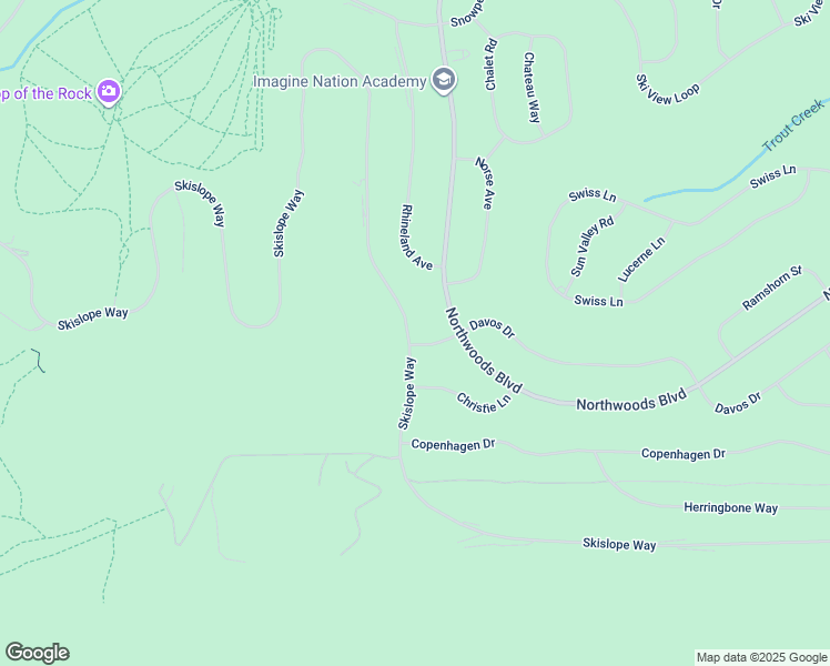 map of restaurants, bars, coffee shops, grocery stores, and more near 15086 Davos Drive in Truckee