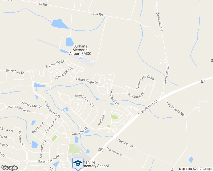 map of restaurants, bars, coffee shops, grocery stores, and more near 9665 Ethan Ridge Drive in Frederick