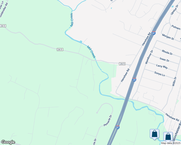 map of restaurants, bars, coffee shops, grocery stores, and more near 112 Chimney Drive in Bunker Hill