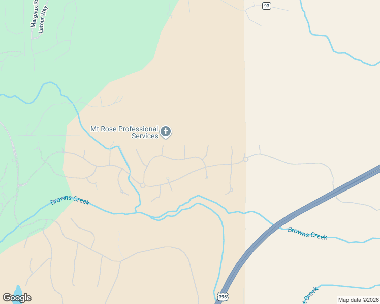 map of restaurants, bars, coffee shops, grocery stores, and more near 202 Paddington Court in Reno