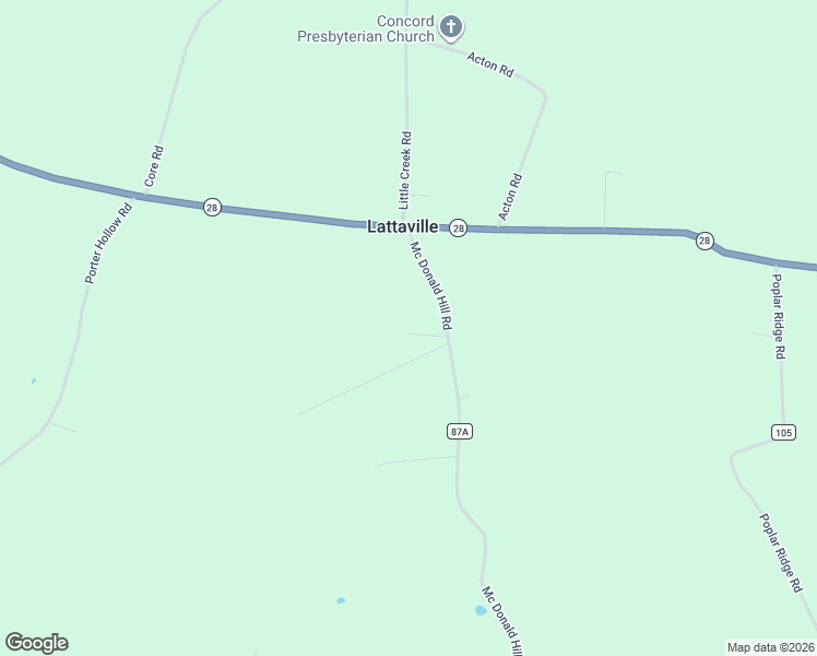 map of restaurants, bars, coffee shops, grocery stores, and more near 2215 Mc Donald Hill Road in Frankfort