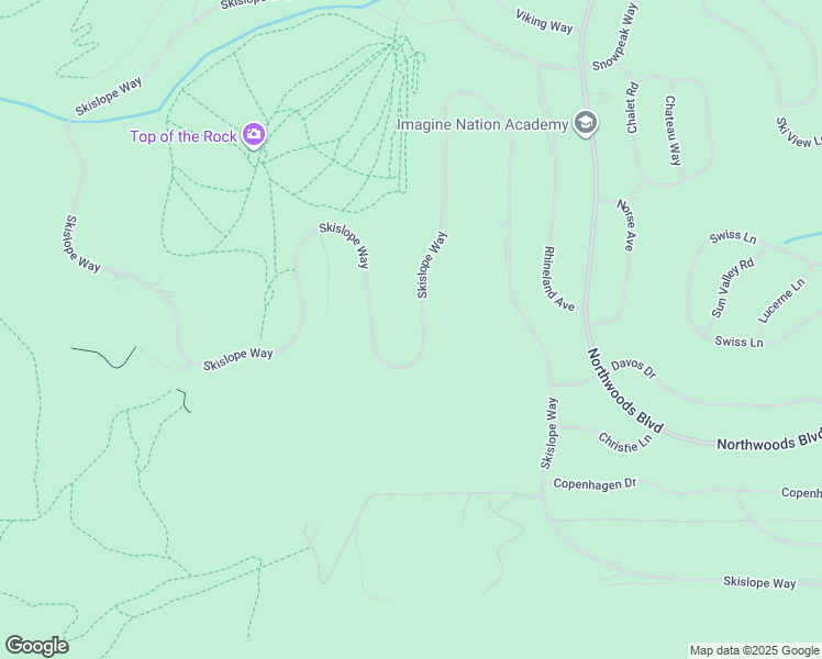 map of restaurants, bars, coffee shops, grocery stores, and more near 14035 Ski Slope Way in Truckee
