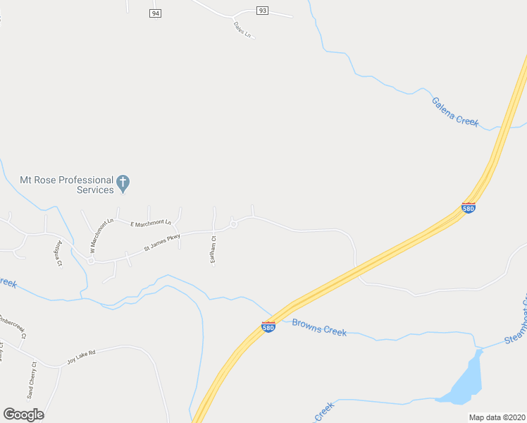 map of restaurants, bars, coffee shops, grocery stores, and more near 228 Shepherds Bush Court in Reno