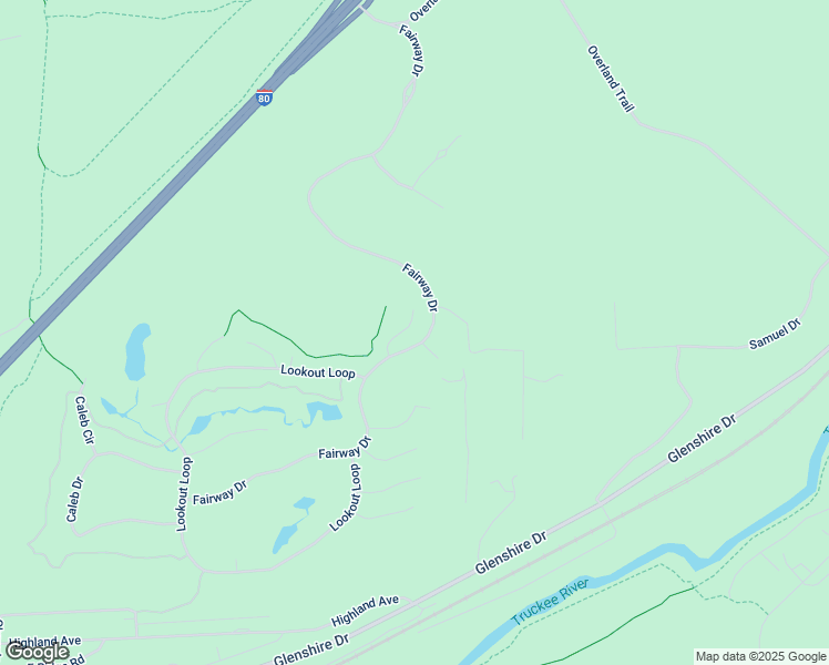 map of restaurants, bars, coffee shops, grocery stores, and more near 12449 Villa Court in Truckee