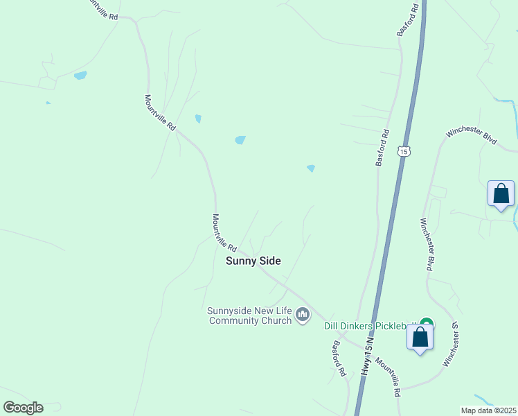 map of restaurants, bars, coffee shops, grocery stores, and more near 4414 Mountville Road in Frederick