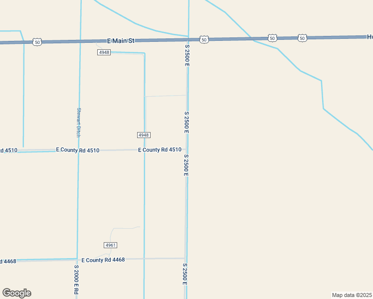 map of restaurants, bars, coffee shops, grocery stores, and more near 2595 East 500 South Road in Delta