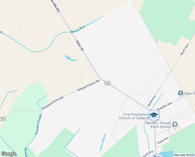 map of restaurants, bars, coffee shops, grocery stores, and more near 2 Sheppard Davis Road in Lawrence