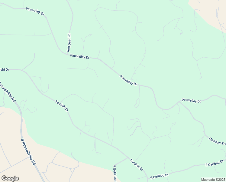 map of restaurants, bars, coffee shops, grocery stores, and more near 1096 South Tincup Way in Franktown