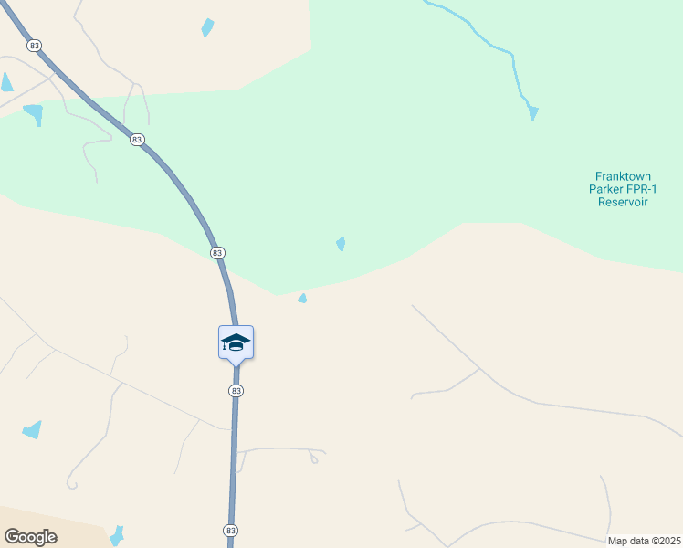 map of restaurants, bars, coffee shops, grocery stores, and more near in Franktown