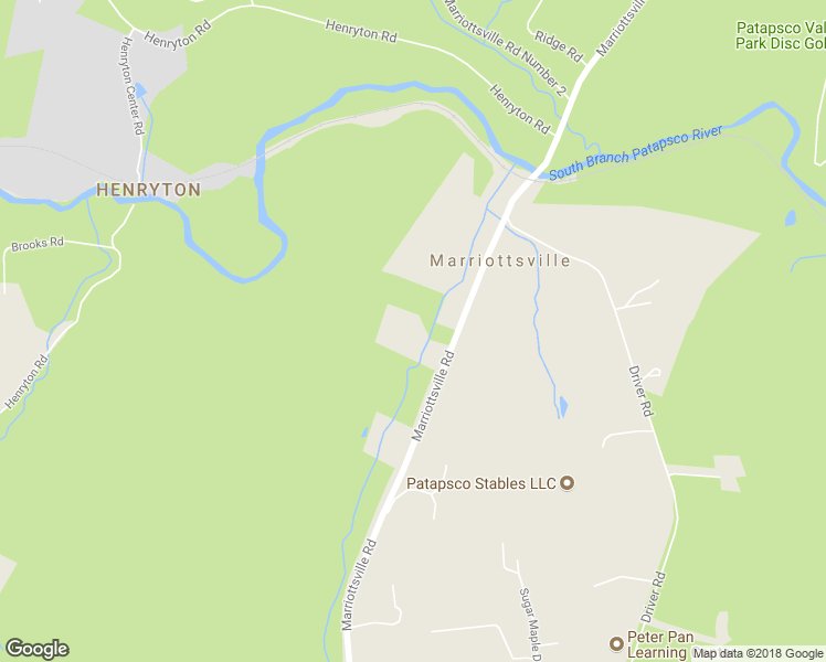 map of restaurants, bars, coffee shops, grocery stores, and more near 870 Marriottsville Road in Marriottsville